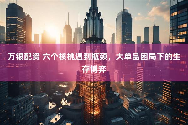 万银配资 六个核桃遇到瓶颈，大单品困局下的生存博弈